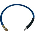 Alliance Hose & Rubber Co Alliance Hose Thermoplastic Snubber Hose 3/8" x 60" With 1/4" Male Swivel by Plug F503830-05MSP